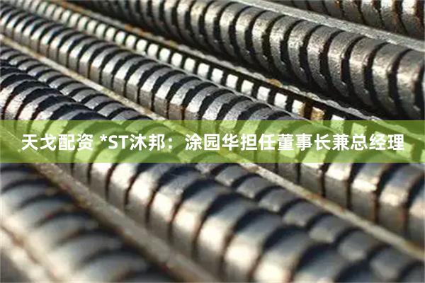 天戈配资 *ST沐邦：涂园华担任董事长兼总经理
